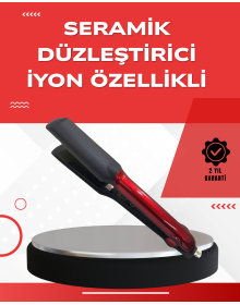 160°–220° Heat Adjustable Hair Straightener – Travel Type Lightweight Model