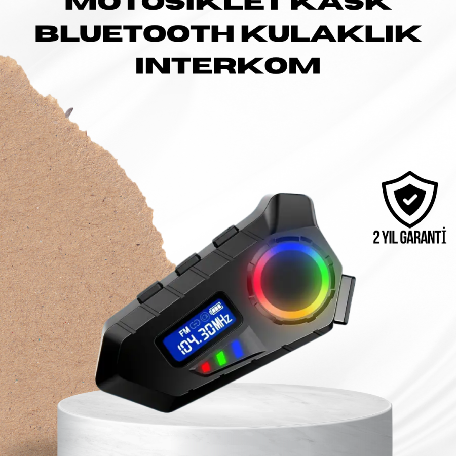 Bluetooth 5.4 Intercom IP65 Dust and Water Proof with LED Indicator Bluetooth 5.4 Intercom IP65 Dust and Water Proof with LED Indicator