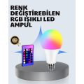 A Quality 2025 RGB LED Bulb 16 Color Lamp with Remote Control
