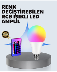 A Quality 2025 RGB LED Bulb 16 Color Lamp with Remote Control