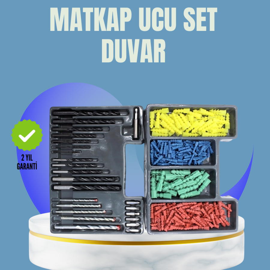Drill Bit Set Multi-Purpose Drilling Bits with Organizer
