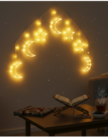 Big Moon Star Led Light For Ramadan Decoration