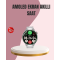 AMOLED Smartwatch with Advanced Sensor – Women s Health and Reminder Feature