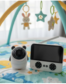 Safe Baby Monitor with Night Vision 720P HD Image