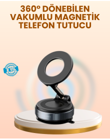 Vacuum Magnetic Car Phone Holder Strong Grip