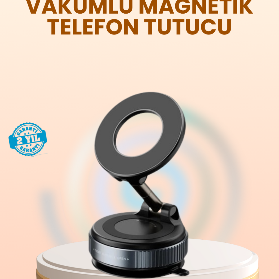 Vacuum Magnetic Car Phone Holder Strong Grip Vacuum Magnetic Car Phone Holder Strong Grip