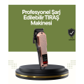 Rechargeable Hair Clipper – 4-Stage Settings, LCD Screen and Fast Charging Support