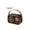 Vintage Bluetooth Radio – Portable Nostalgic Model with TF Card and FM Support