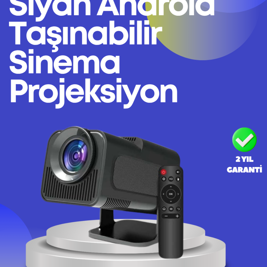 Multi-Connection Projector with HDMI, USB and Headphone Jack
