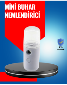 Mini Rechargeable Steam Humidifier – Portable, Energy-Saving, Cordless Use
