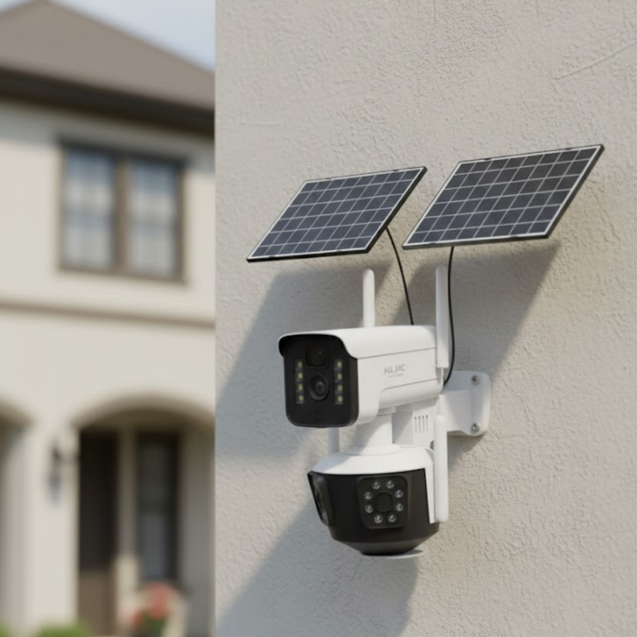 Solar Powered 4G IP Camera Outdoor Compatible with Motion Detection Solar Powered 4G IP Camera Outdoor Compatible with Motion Detection
