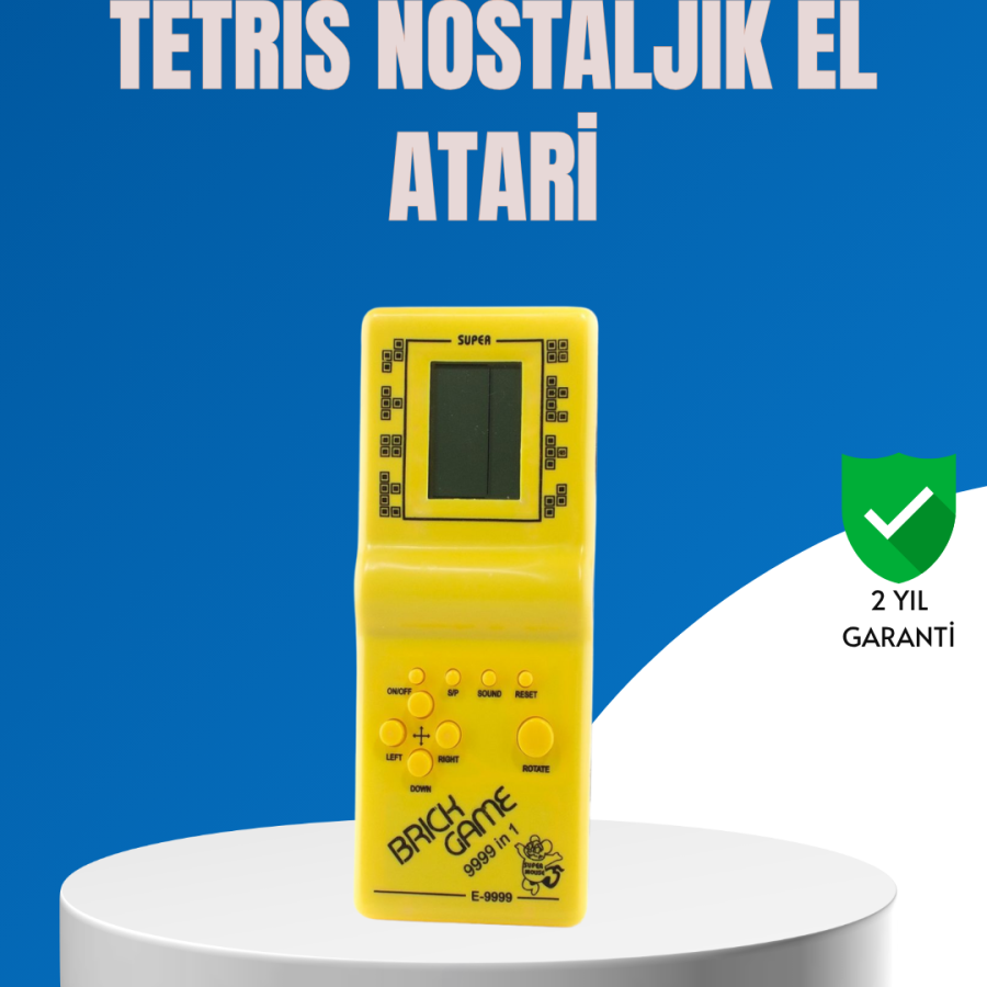 Mini Tetris Handheld Arcade – Portable Retro Game Console, Battery Operated Classic Model Mini Tetris Handheld Arcade – Portable Retro Game Console, Battery Operated Classic Model