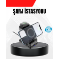 Wireless Charger with LED Digital Clock – 3 Brightness Settings, Charge Protection Technology