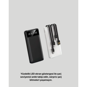 Portable 20,000 mAh Fast Charging Powerbank with 4 Outputs Portable 20,000 mAh Fast Charging Powerbank with 4 Outputs