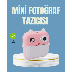 Instant Printing and High Resolution Dual Lens Camera