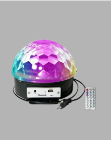 Bluetooth Controlled Desktop Disco Ball Light – Colorful LED Light Show and Remote Control