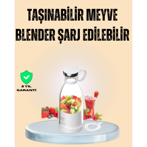 1200mAh Rechargeable, Lightweight and Practical Portable Blender