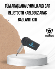 In-Car Bluetooth AUX Adapter and Phone Call Device