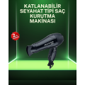 Compact Foldable Hair Dryer Home and Travel Compatible Compact Foldable Hair Dryer Home and Travel Compatible