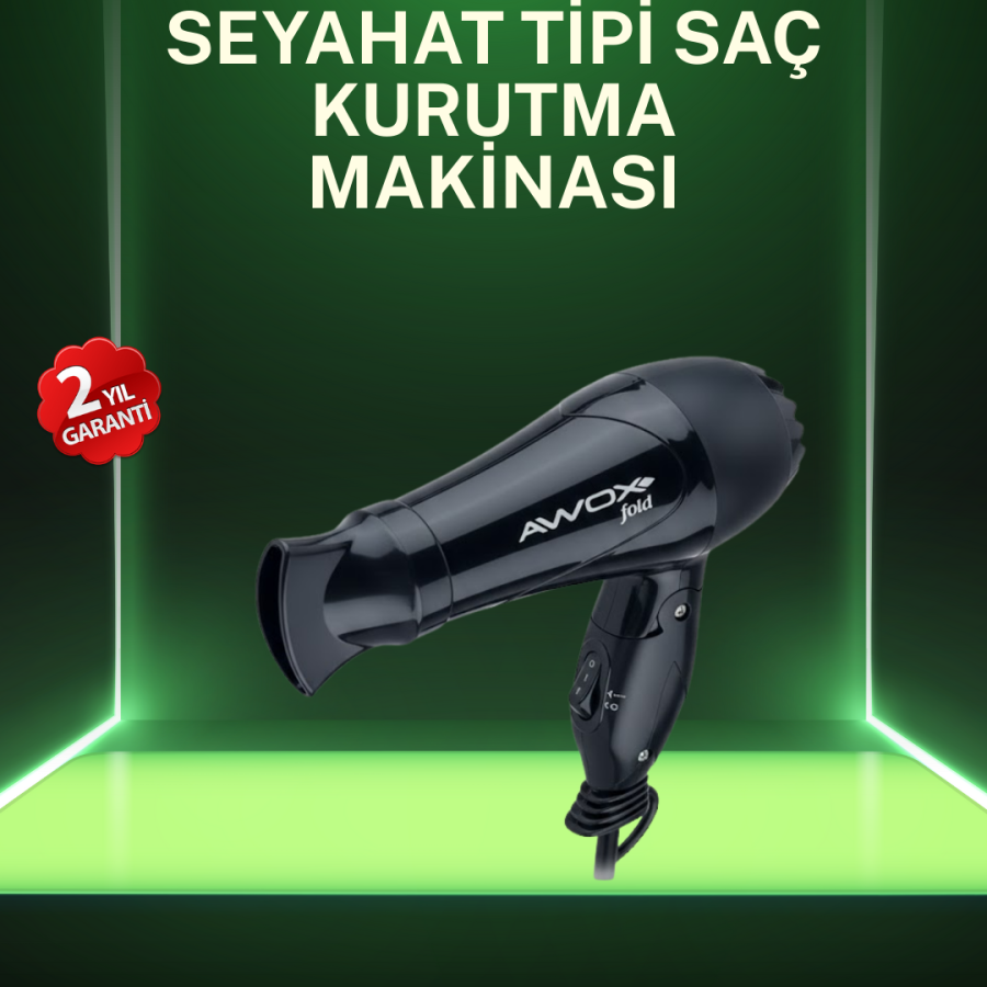 Compact Foldable Hair Dryer Home and Travel Compatible Compact Foldable Hair Dryer Home and Travel Compatible