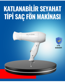 Foldable Hair Dryer with Dual Heat and Speed ​​Adjustments