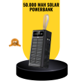 Portable Solar Panel Powerbank with Multiple Device Charging Support