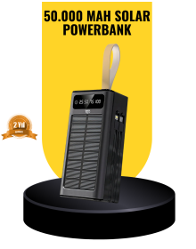 Portable Solar Panel Powerbank with Multiple Device Charging Support