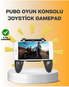 Mobile Game Gamepad Holder with Joystick and Finger Trigger