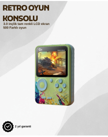G5 Portable Retro Game Console – For Kids and Adults