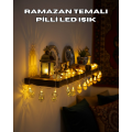 Battery Operated Golden Lantern Ramadan Lights Decorative LED Chain
