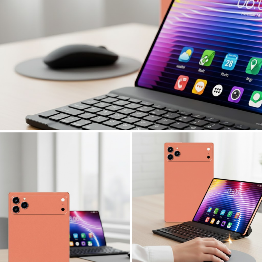 Tablet Computer Keyboard Case with Stylus and Glass Gift