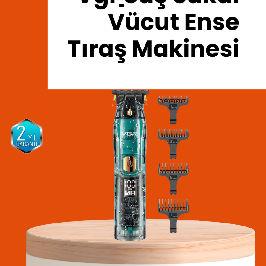 VGR V-695 Rechargeable Hair and Beard Shaver with 2600mAh Battery and Guide Comb VGR V-695 Rechargeable Hair and Beard Shaver with 2600mAh Battery and Guide Comb