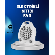 Mini Electric Heater – 2000W Power, Fan Heating, 3 Heat Modes