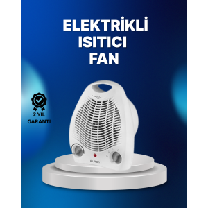 Mini Electric Heater – 2000W Power, Fan Heating, 3 Heat Modes