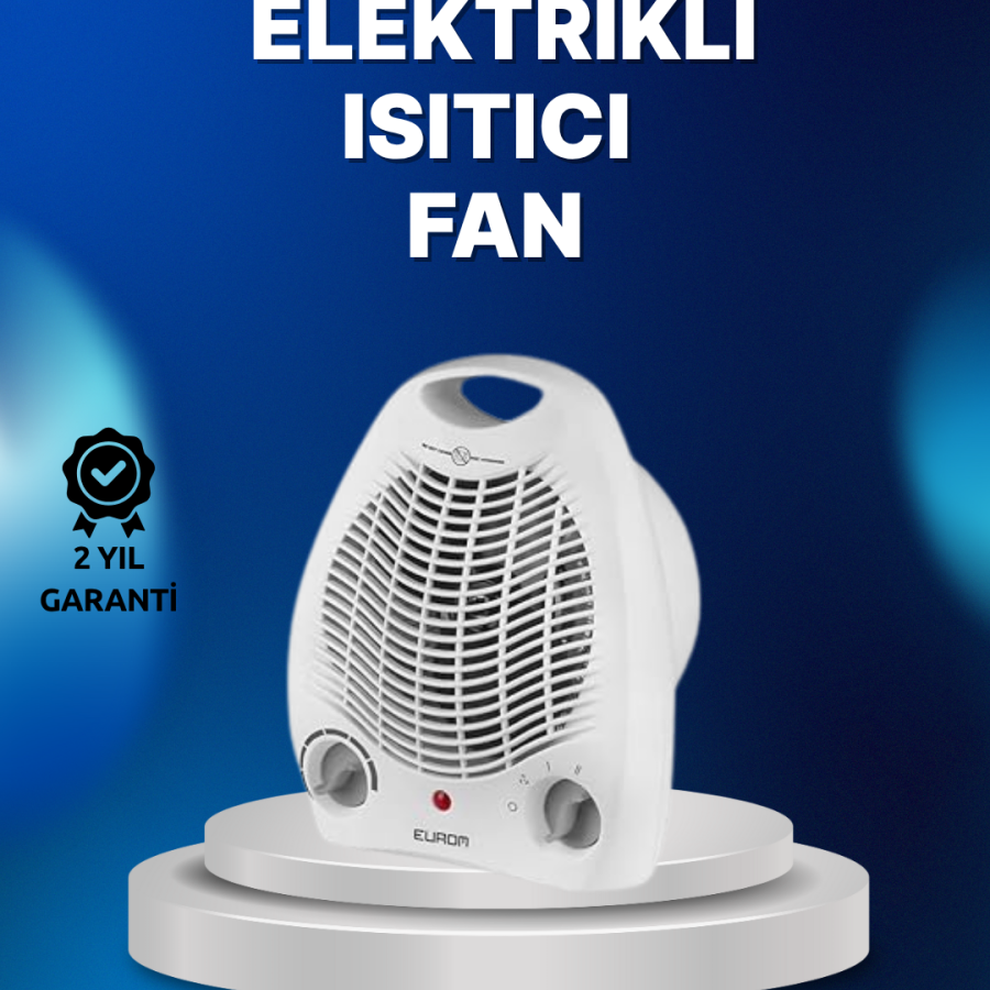 Mini Electric Heater – 2000W Power, Fan Heating, 3 Heat Modes