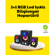 2.1 USB Connected Gaming Speaker with Colorful LED Lights