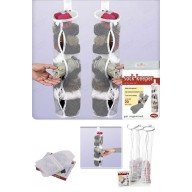 5 Pieces Hangable Inside Closet Clean Socks Organizer Sock Net Hanger 5 Pieces Hangable Inside Closet Clean Socks Organizer Sock Net Hanger