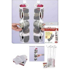 5 Pieces Hangable Inside Closet Clean Socks Organizer Sock Net Hanger