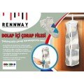 5 Pieces Hangable Clean Sock Organizer Sock Net Hanger in the Closet