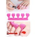 5Pcs Pedicure Hand Toe Finger Separator Nail Painting Soft Foam Foot Stretcher