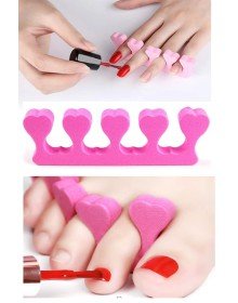 5Pcs Pedicure Hand Toe Finger Separator Nail Painting Soft Foam Foot Stretcher