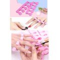 5Pcs Pedicure Hand Toe Finger Separator Nail Painting Soft Foam Foot Stretcher