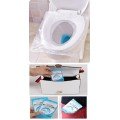 50 Pieces Biodegradable Toilet Seat Bag Travel Type Portable Toilet Seat Cover