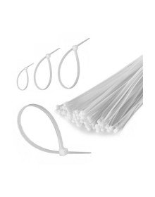 50Pcs Plastic Velcro Clamp Cable Tie Cable Organizer - 4.8 X 380MM
