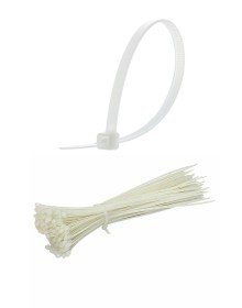 50Pcs Plastic Velcro Clamp Cable Tie Cable Organizer - 4.8 X 380MM