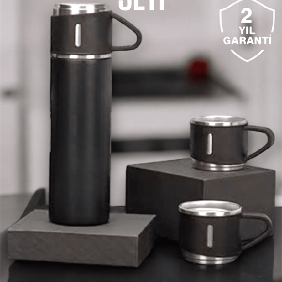 500 ml Capacity Portable Pressurized Thermos Set Ideal for Daily Use