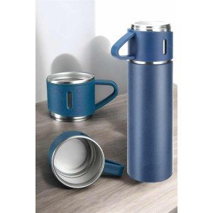 500 ml Capacity Portable Pressurized Thermos Set Ideal for Daily Use