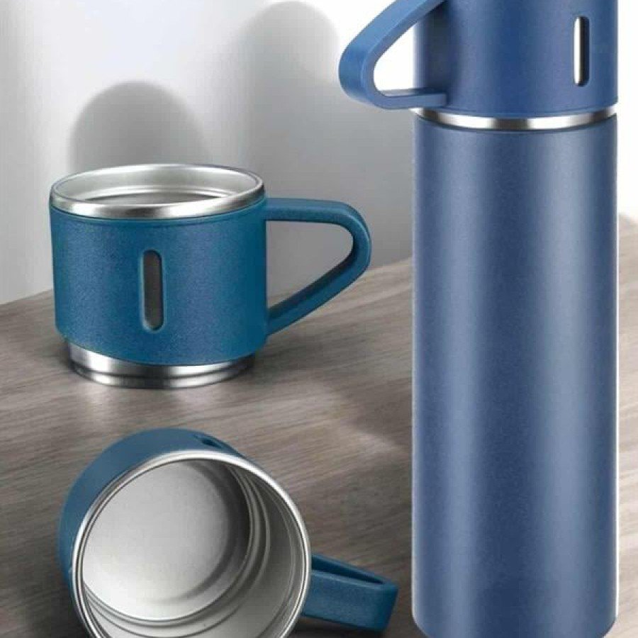 500 ml Capacity Portable Pressurized Thermos Set Ideal for Daily Use