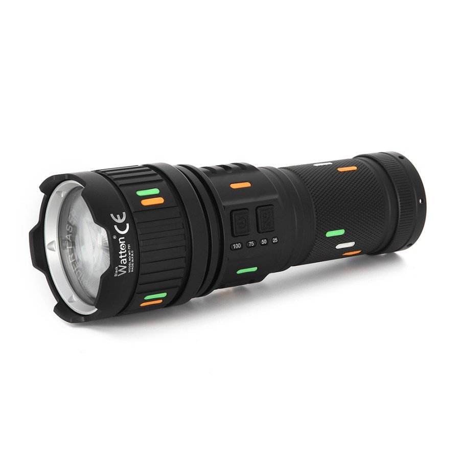 5000 LUMENS CREE TG FLASHLIGHT WITH LED CHARGING INDICATOR WATTON WT-731