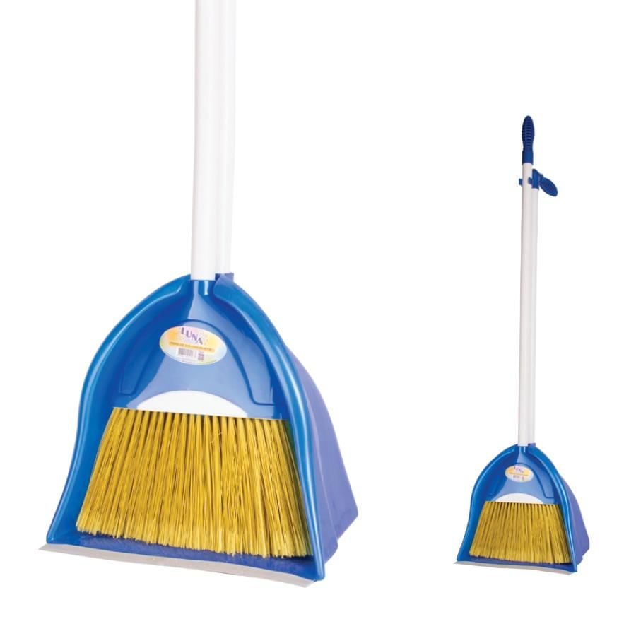 Luna Dustpan Broom with Kangaroo Handle Large Size Luna Dustpan Broom with Kangaroo Handle Large Size